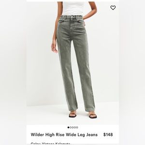 Reformation Wilder jeans in Vintage Kalamata